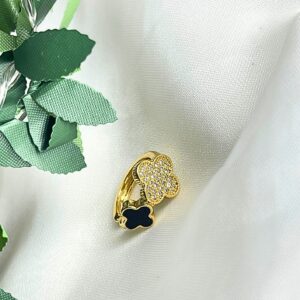 Earcuff Dorado/Negro