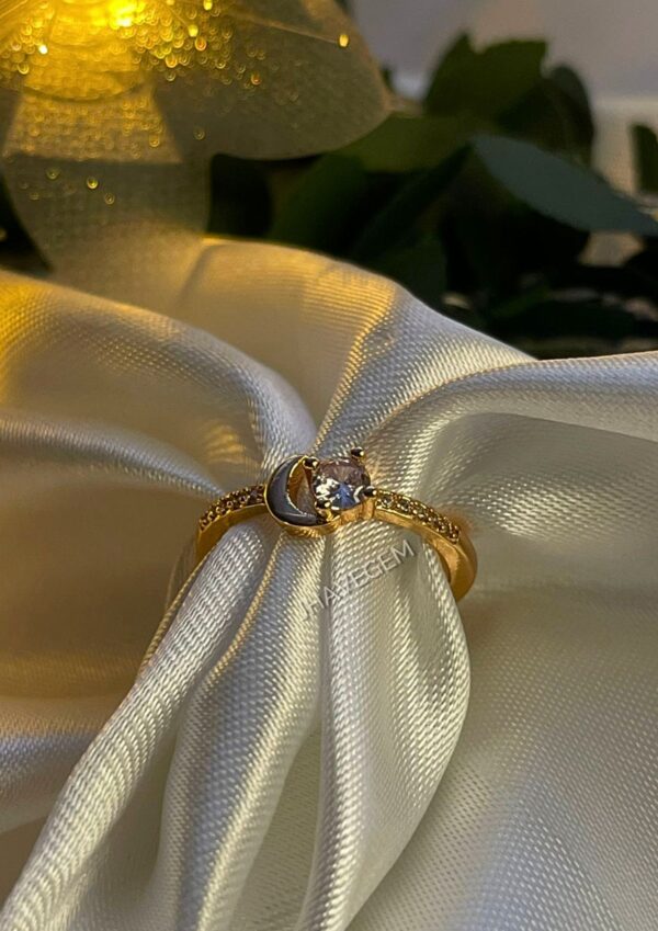 Anillo Luna Diamantada