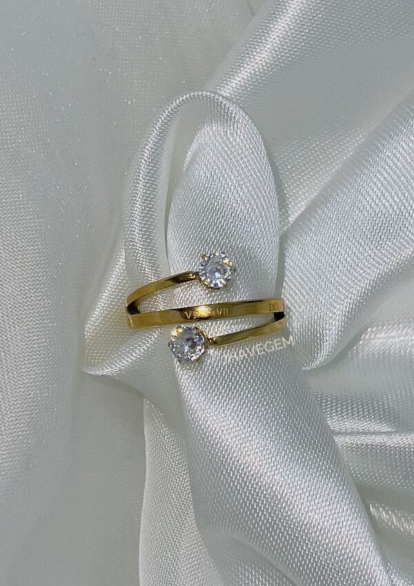 Anillo Brillo Doble
