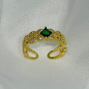 Anillo Esmeralda Diamantado