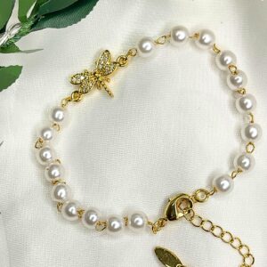 Pulsera Libélula Perlada