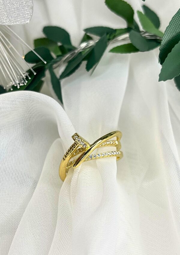 Anillo Triple Cartier - Image 2