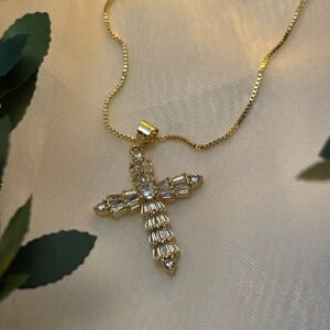 Cadena Cruz Diamantada