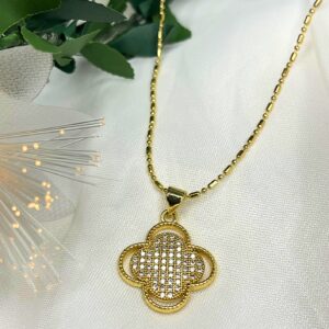 VanCleef Dorada con Circones