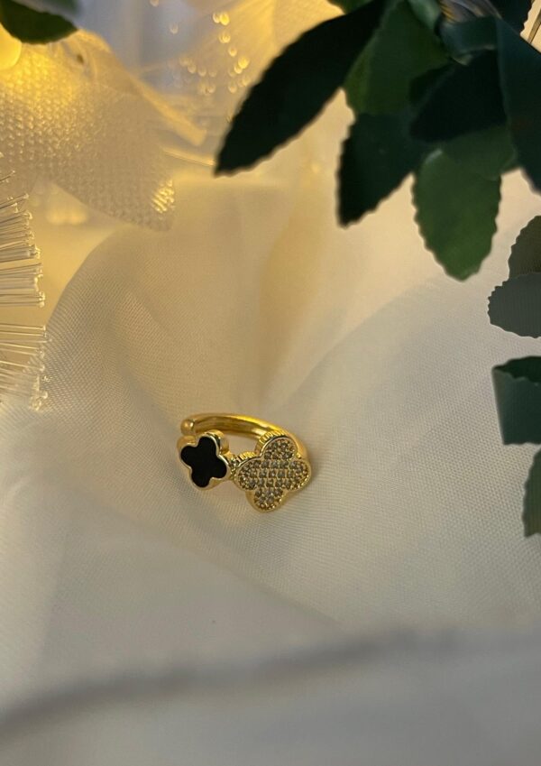 Earcuff Dorado/Negro