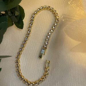 Pulsera Diamantada / Dorada