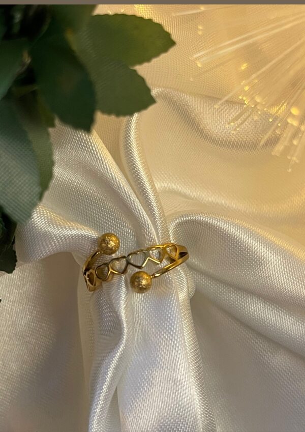 Anillo Doble Corazón