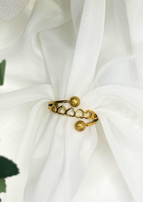 Anillo Doble Corazón